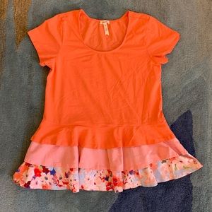 Matilda Jane Dream Puff Peplum Ruffle Tunic (M)